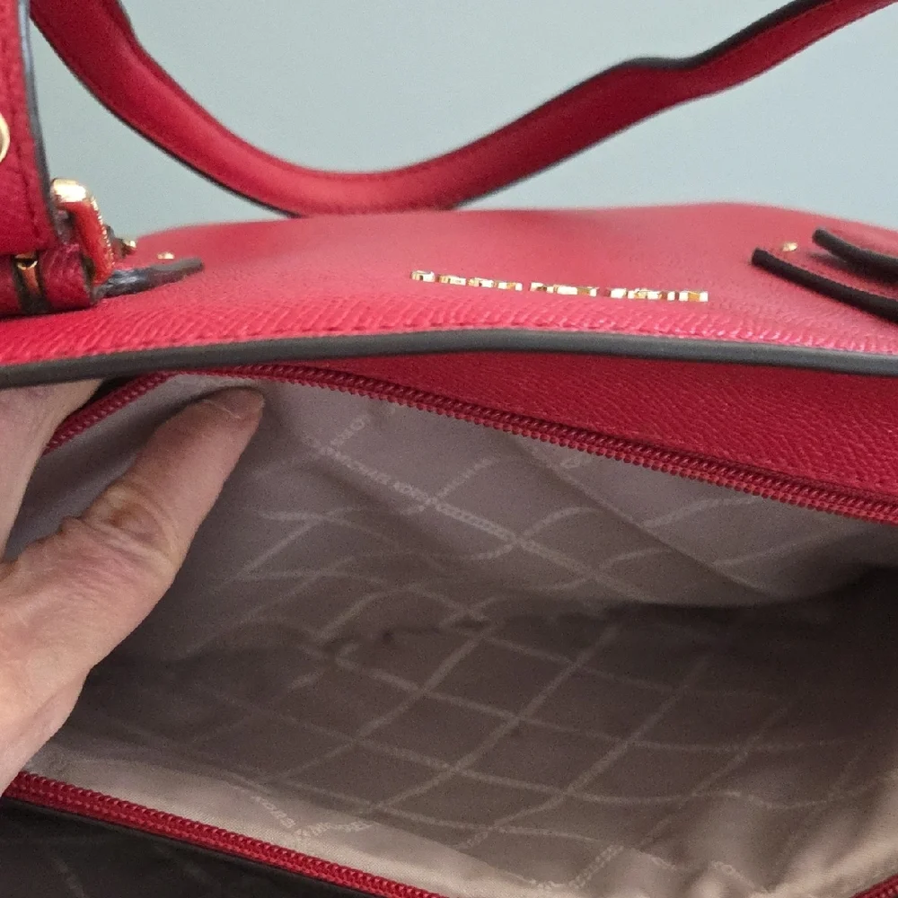 Michael Kors Red Tote Bag